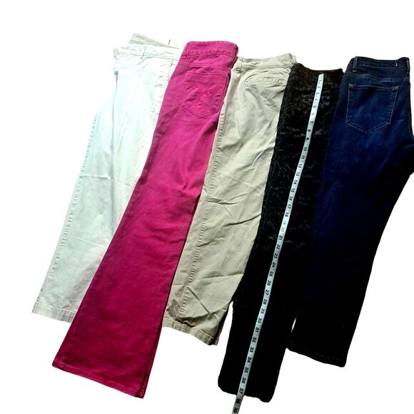 SAL! BUNDLE Of Fun 5 Pairs Paints SZ 6- BONGO-Banana Rep-Old Navy-Nine West-Iris - Picture 2 of 6